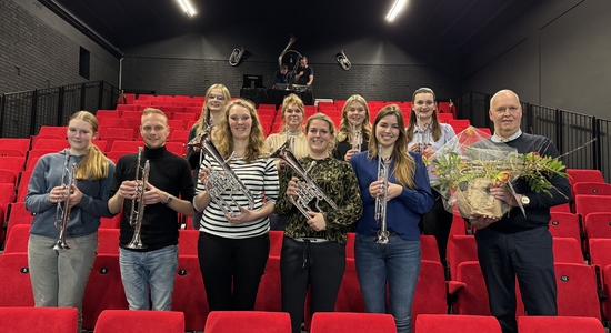 Nieuwe instrumenten voor Bicycle Showband Crescendo