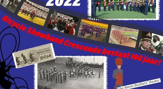 In 2022 bestaat de Bicycle Showband Crescendo 100 jaar