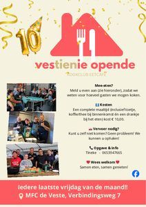 10 jaar Kookclub & Eetcafé Vestienie